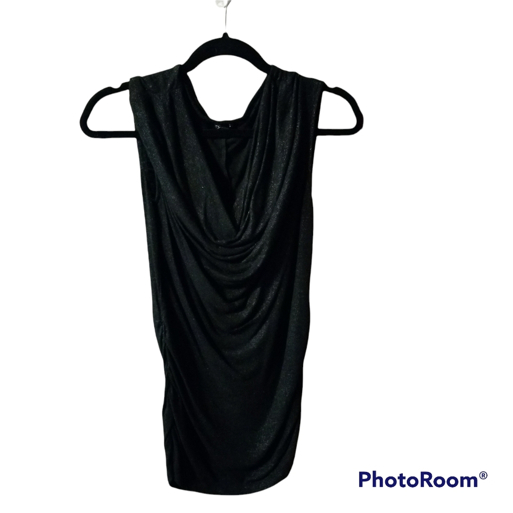 Black Shimmery Tank